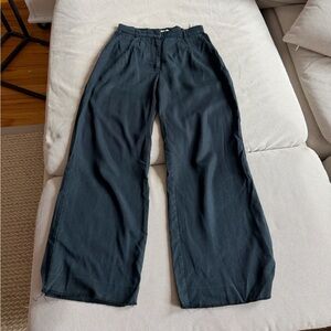 Abercrombie & Fitch Black Wide Leg Trousers